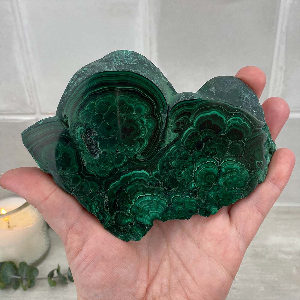 Polished Malachite Slab