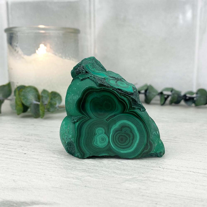 Polished Malachite Slab