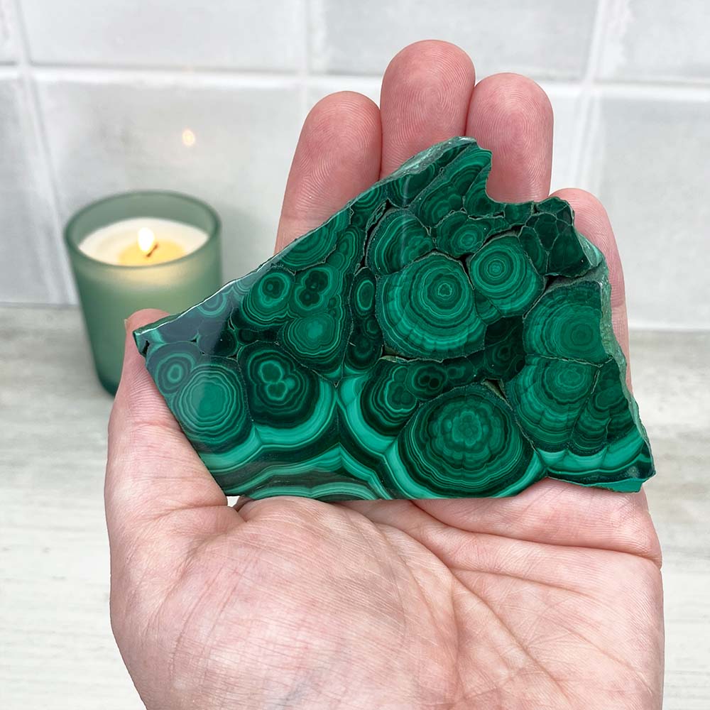 Polished Malachite Slab