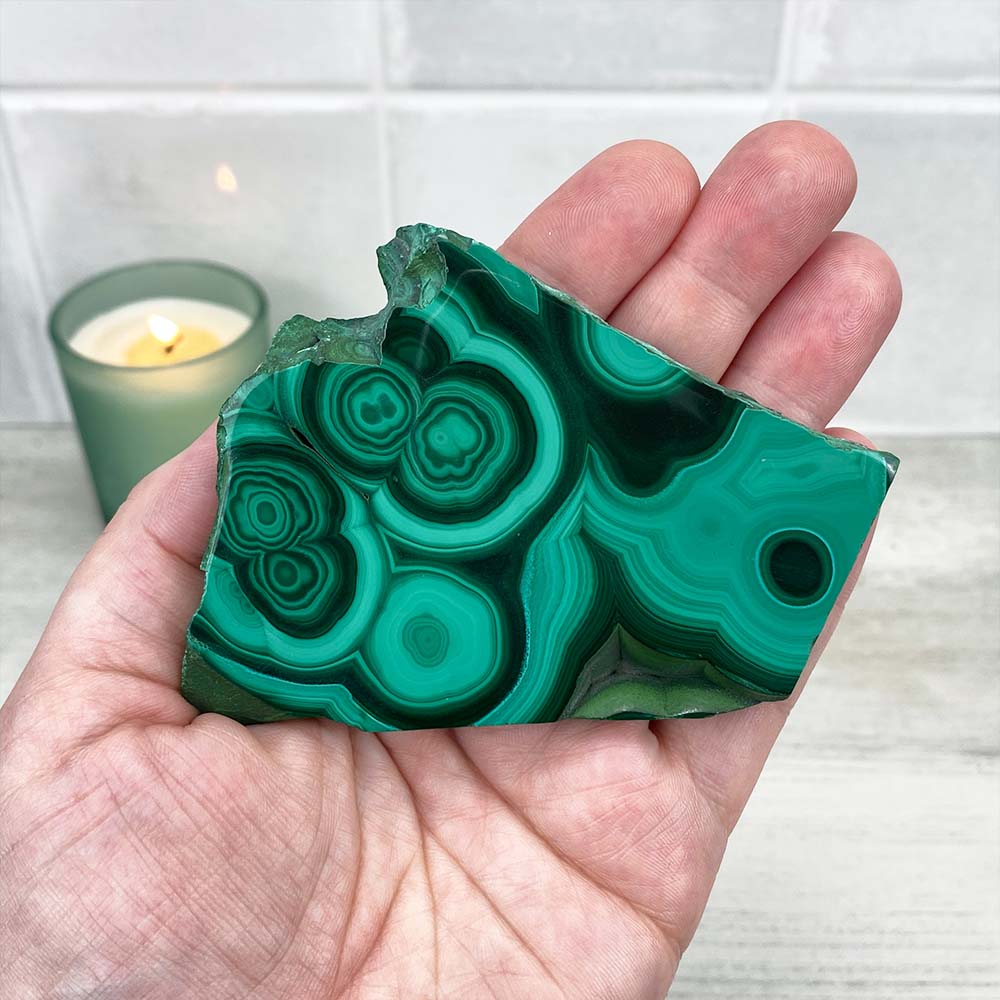 Polished Malachite Slab