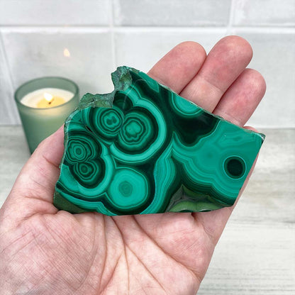 Polished Malachite Slab