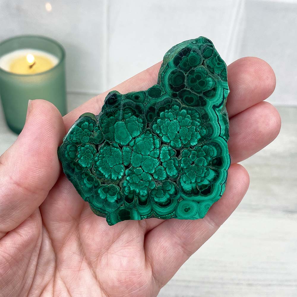 Polished Malachite Slab