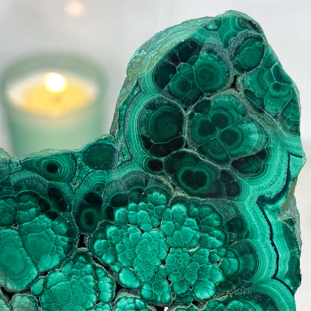 Polished Malachite Slab