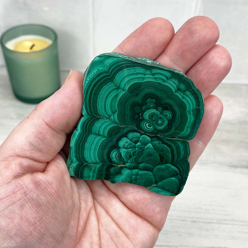 Polished Malachite Slab