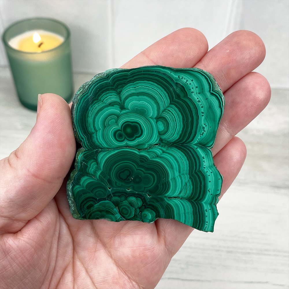 Polished Malachite Slab