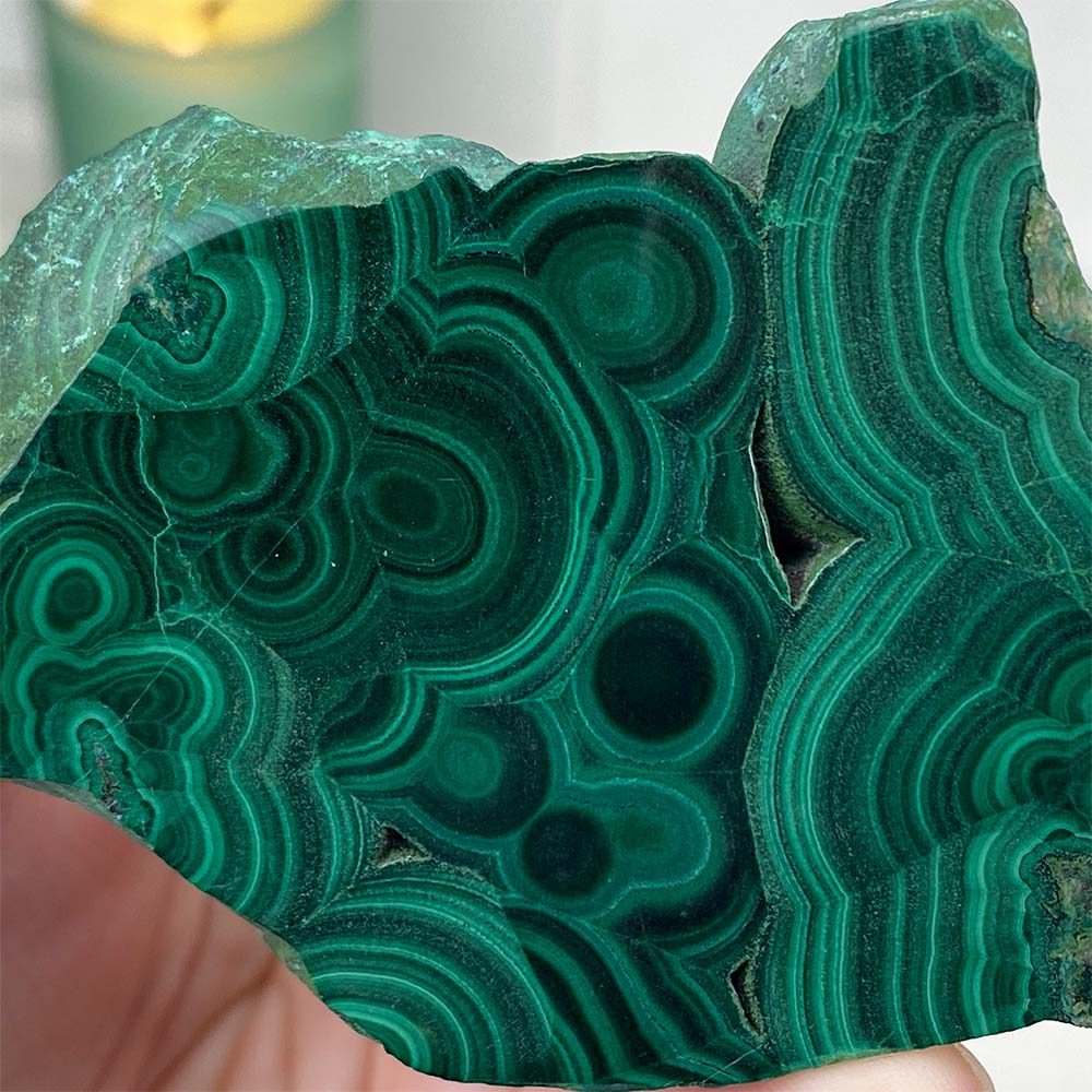 Polished Malachite Slab