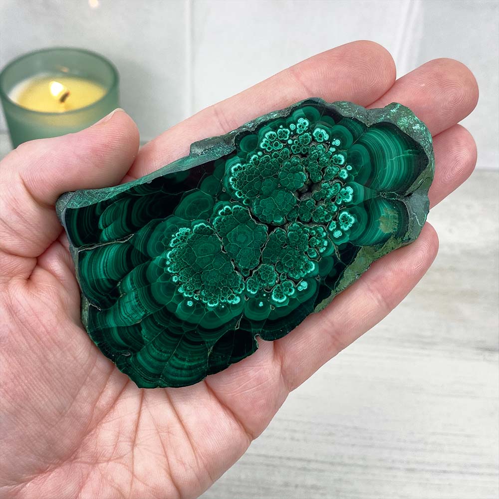 Polished Malachite Slab