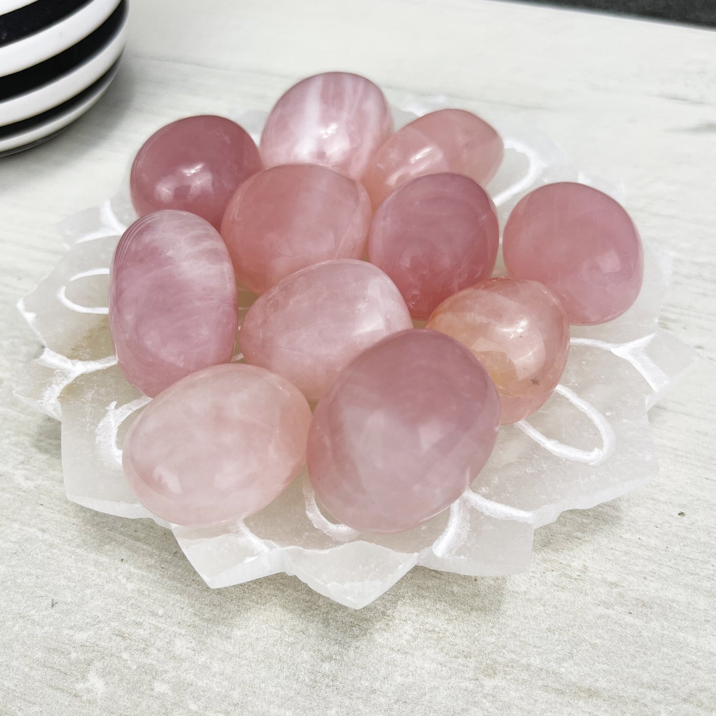 Rose Quartz Tumbles