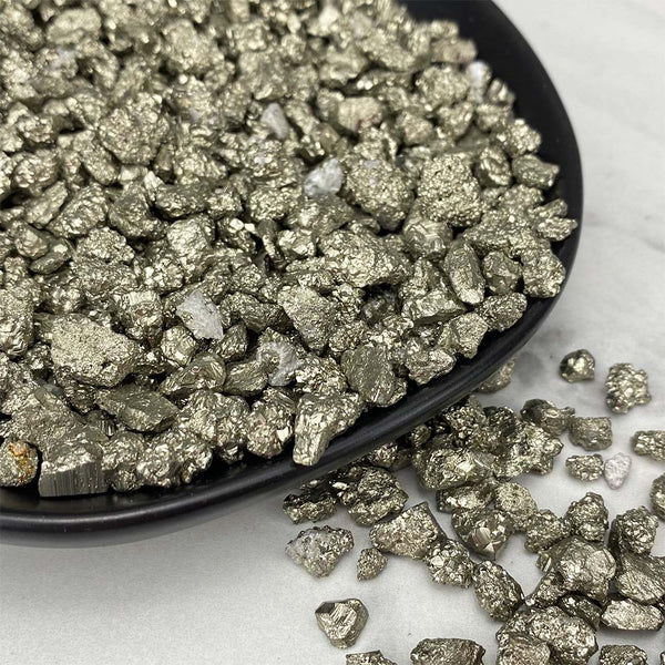 Medium Sized High Quality Pyrite Chips
