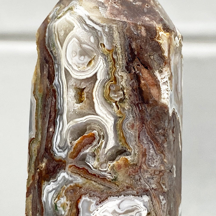 Polished Mexican Agate Tower