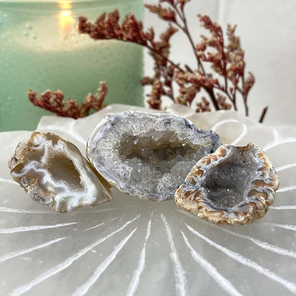 Trio Group Of Mini Geodes