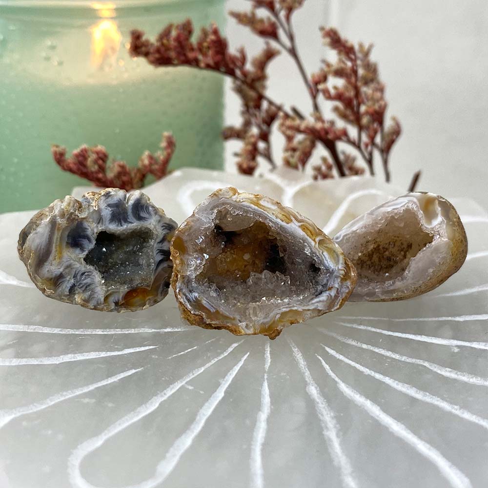 Trio Group Of Mini Geodes