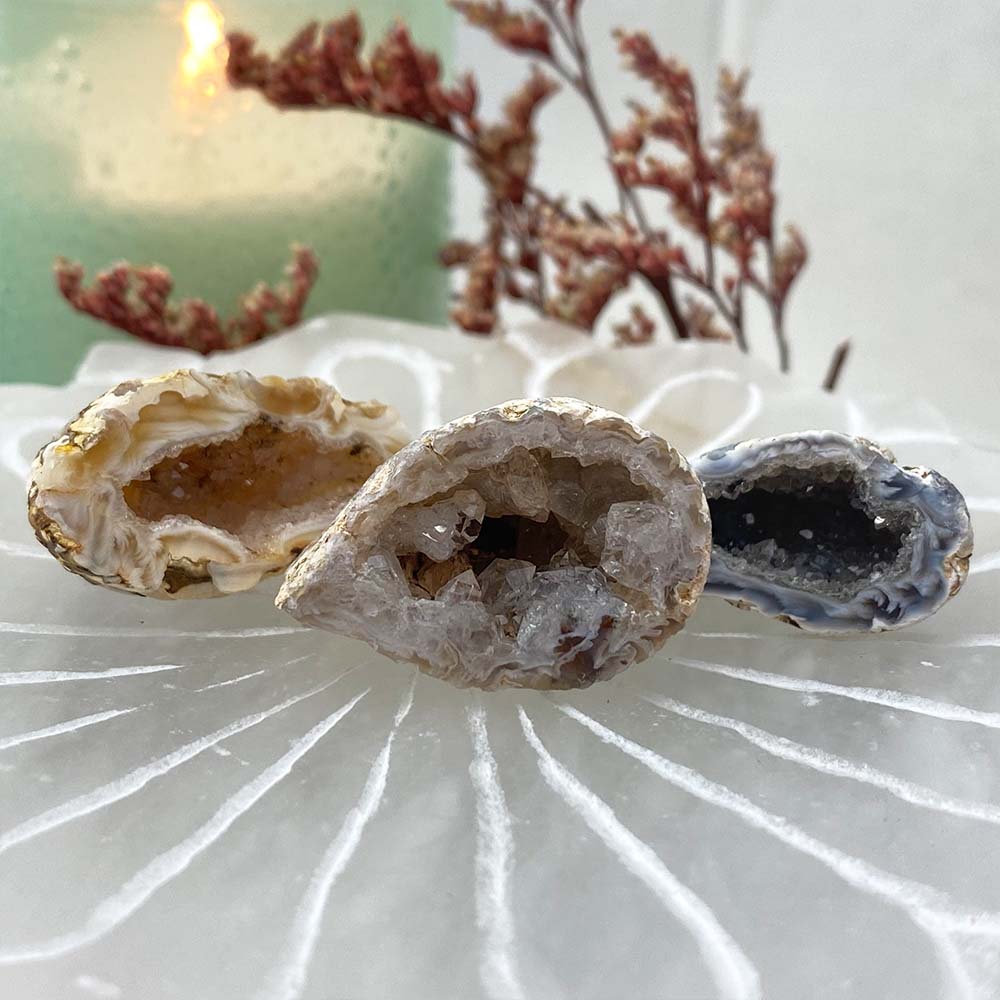 Trio Group Of Mini Geodes