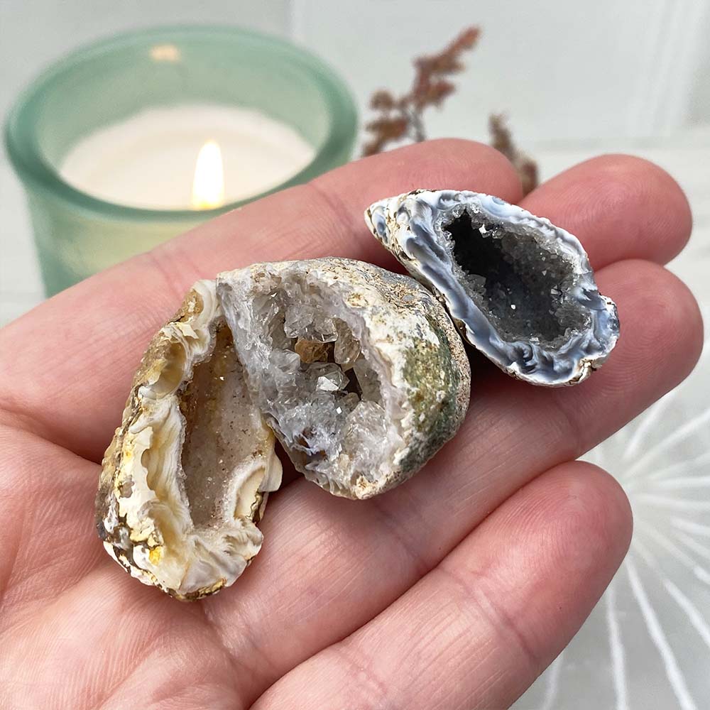 Trio Group Of Mini Geodes