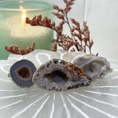 Trio Group Of Mini Geodes