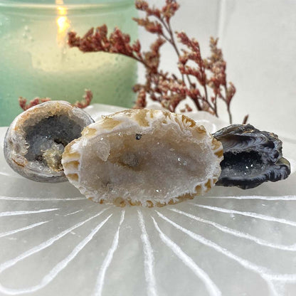 Trio Group Of Mini Geodes