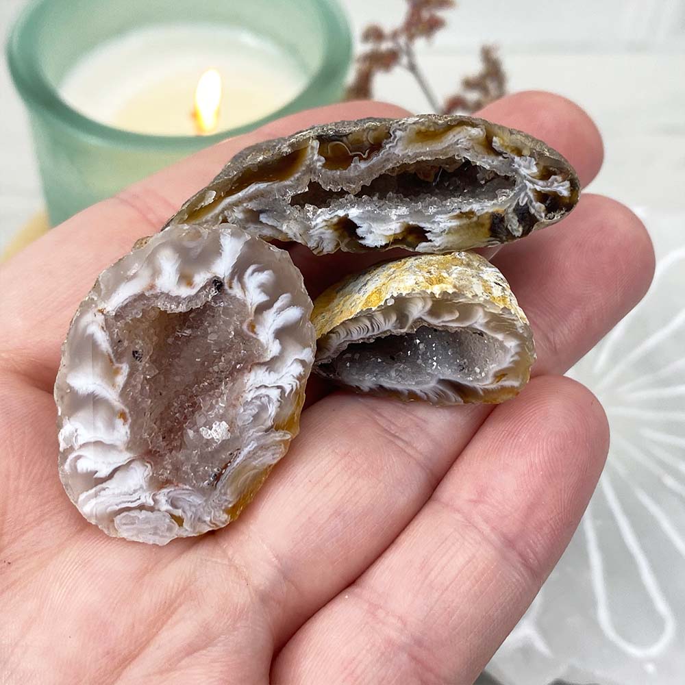 Trio Group Of Mini Geodes
