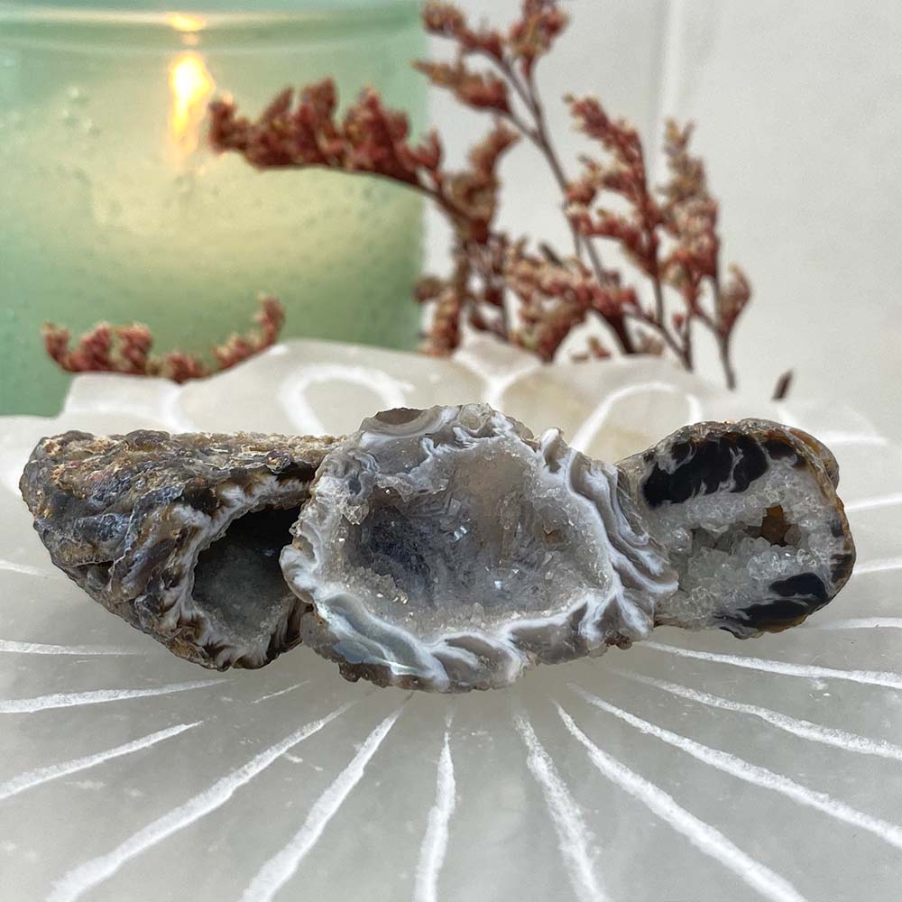 Trio Group Of Mini Geodes