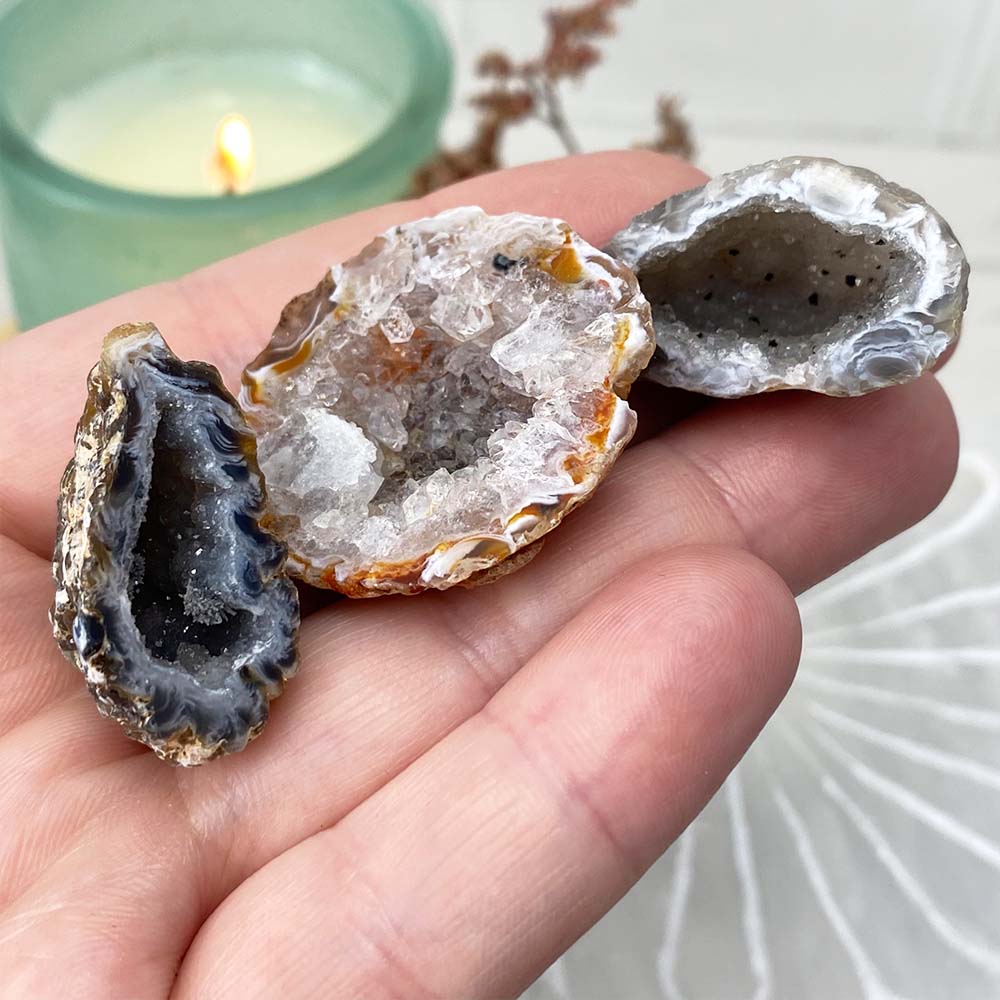 Trio Group Of Mini Geodes