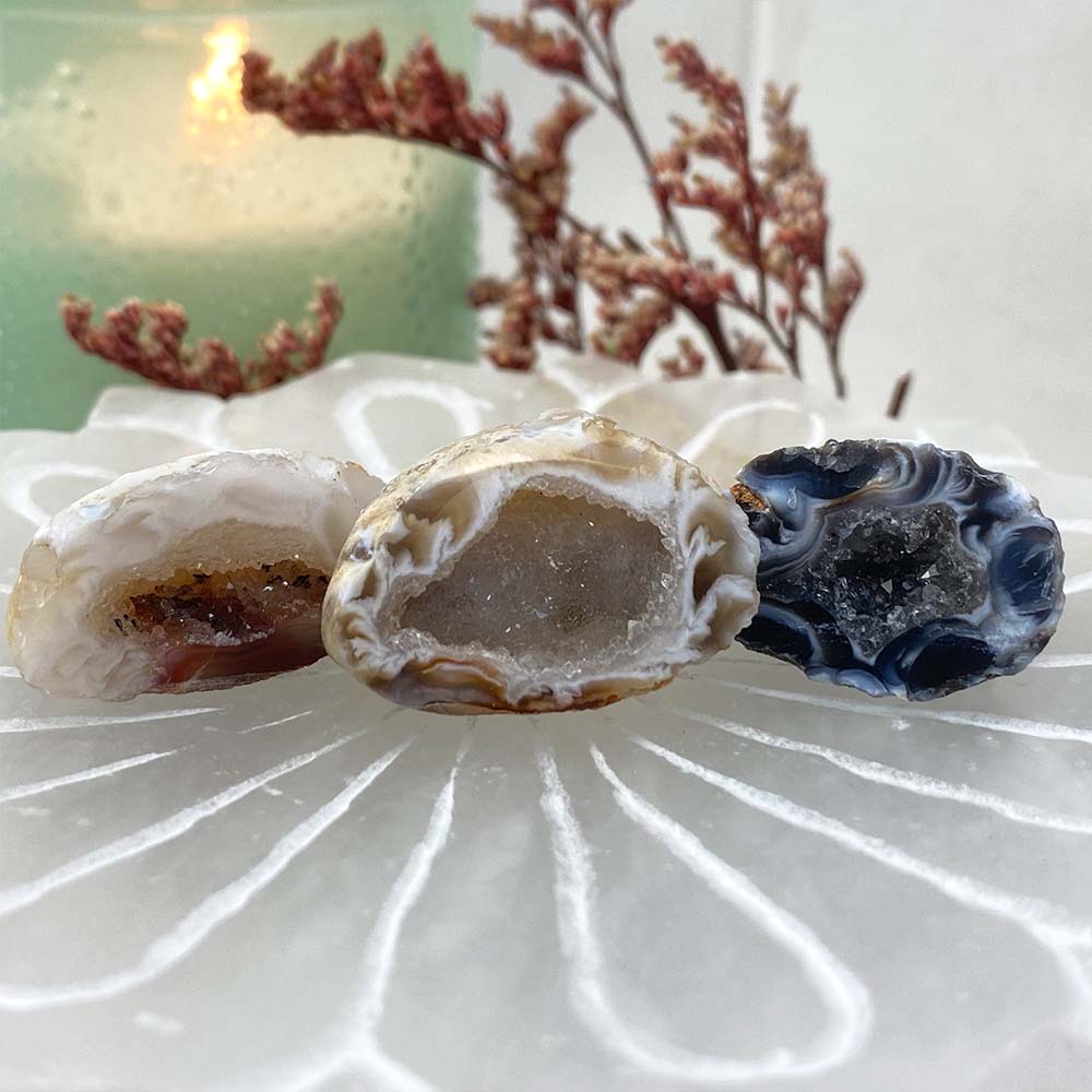 Trio Group Of Mini Geodes