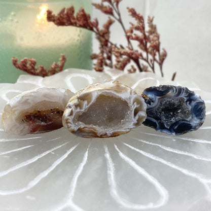 Trio Group Of Mini Geodes