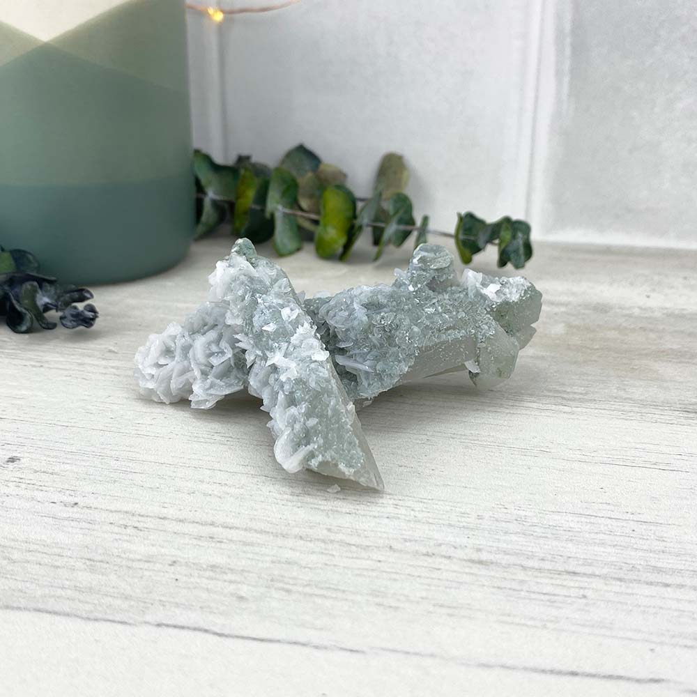 Mongolian Quartz With Calcite Specimen