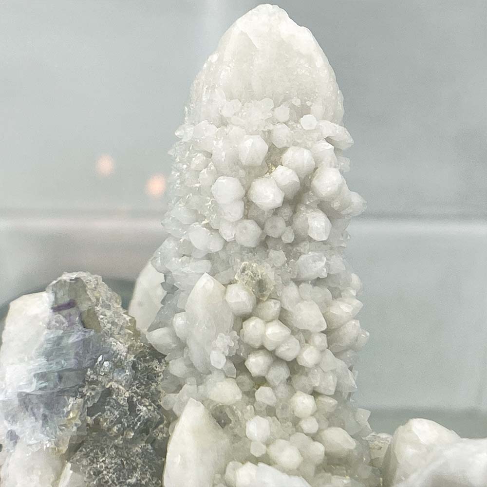 Inner Mongolian Quartz Crystal Cluster With Fluorite Specimen