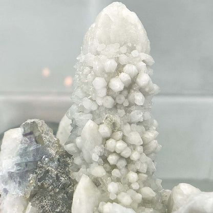 Inner Mongolian Quartz Crystal Cluster With Fluorite Specimen