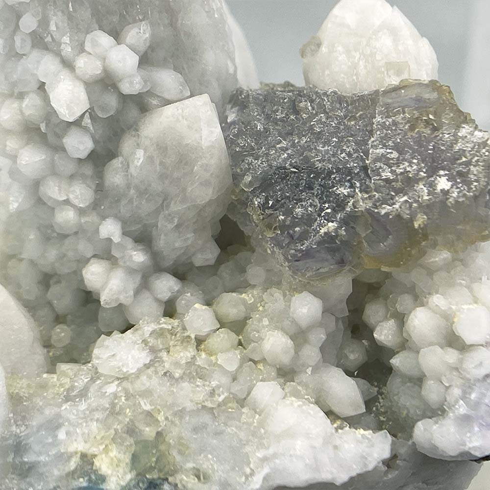 Inner Mongolian Quartz Crystal Cluster With Fluorite Specimen