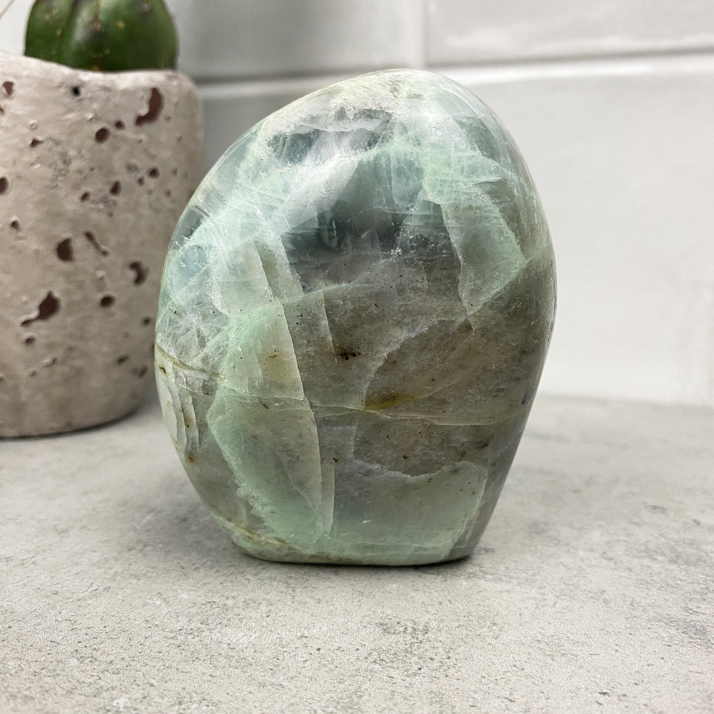 green moonstone freeform