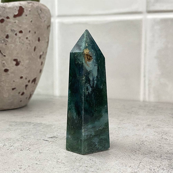 moss agate tower