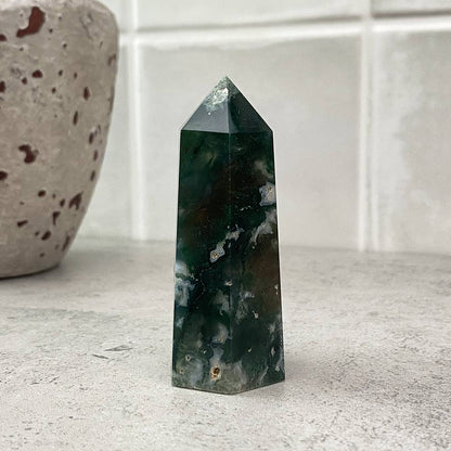 moss agate tower