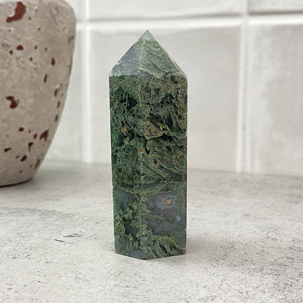 moss agate tower