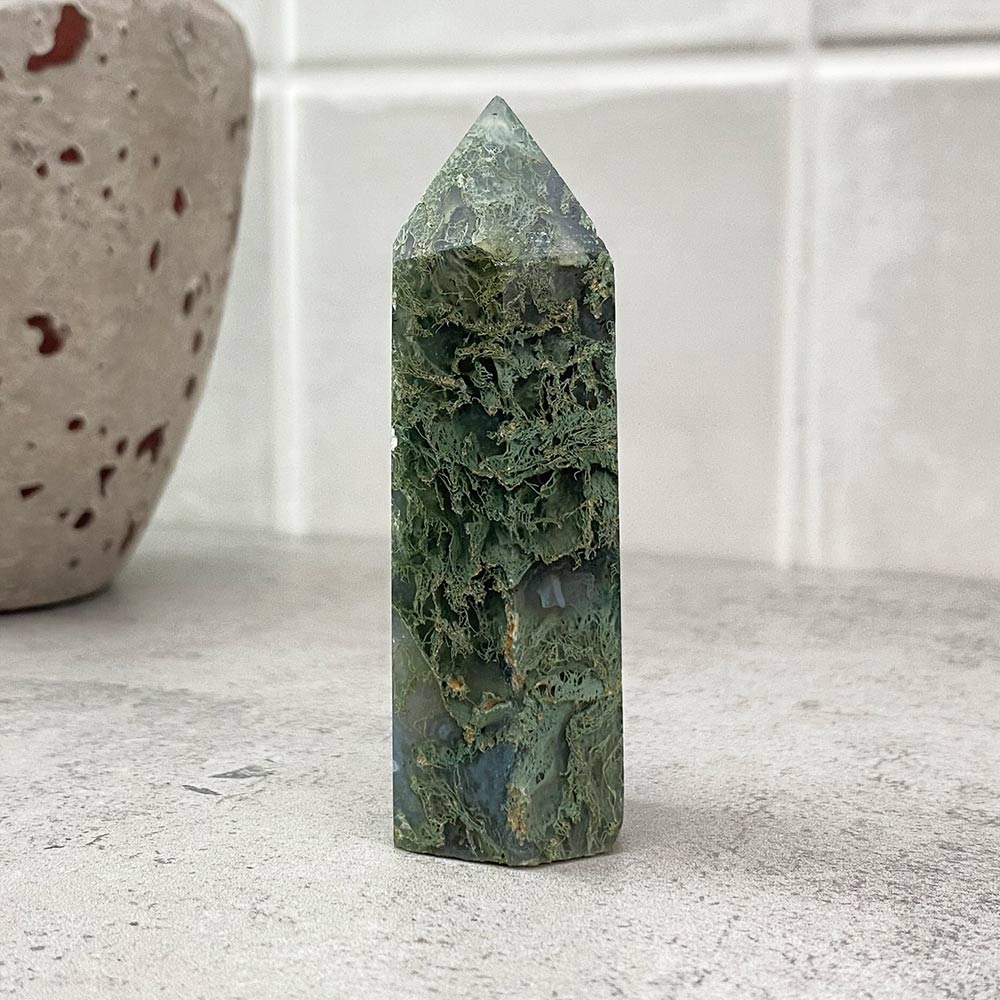moss agate tower