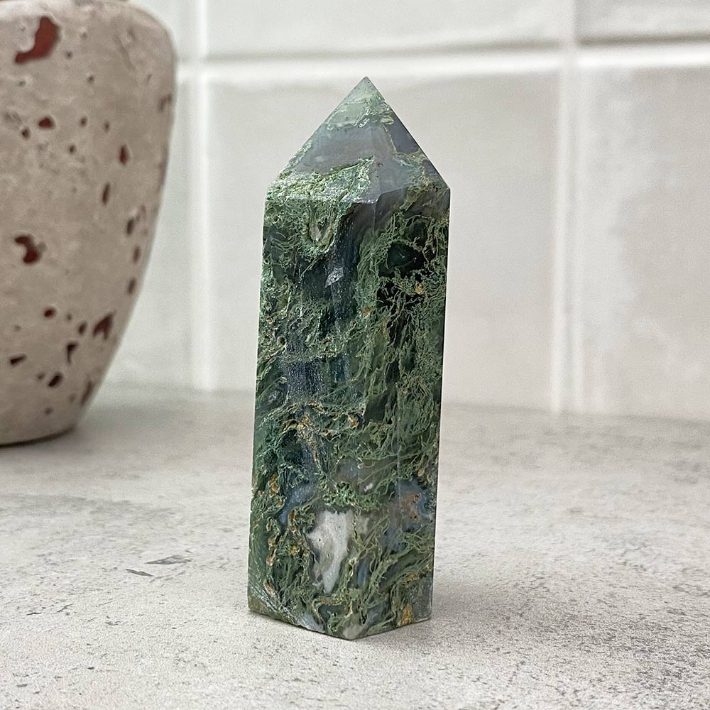 moss agate tower