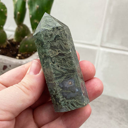 moss agate tower