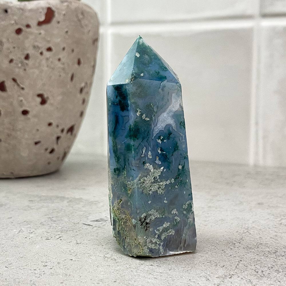moss agate tower