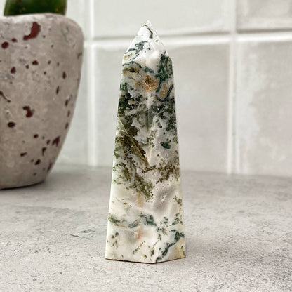 moss agate tower