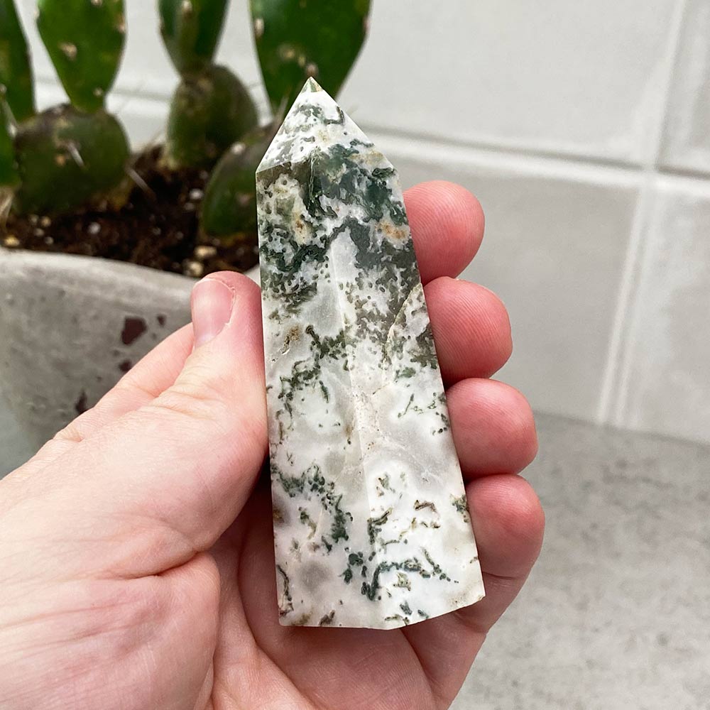moss agate tower