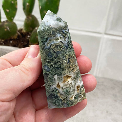moss agate tower