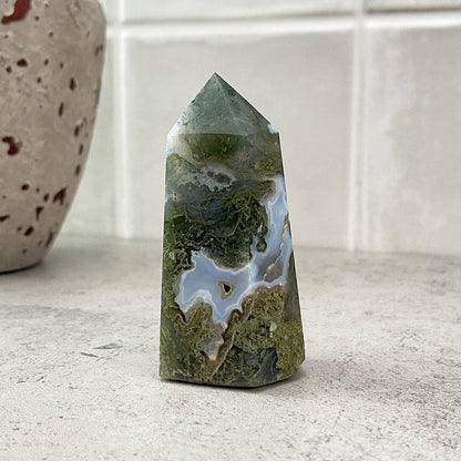 moss agate tower