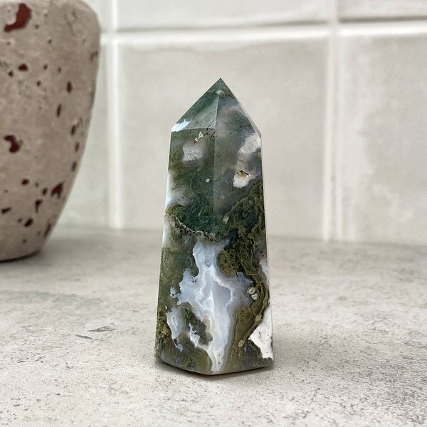 moss agate tower