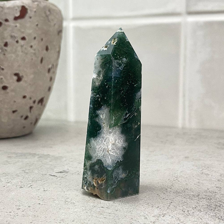 moss agate tower