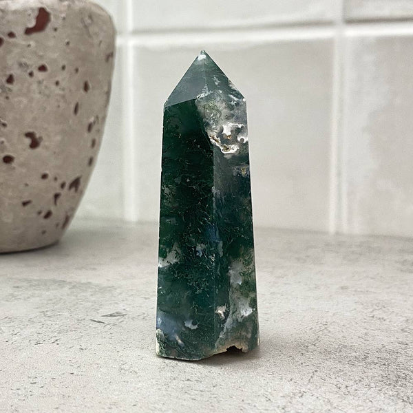 moss agate tower