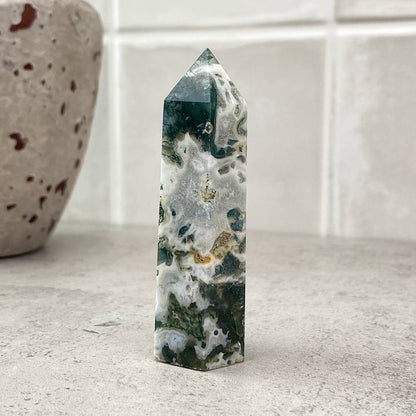 moss agate tower