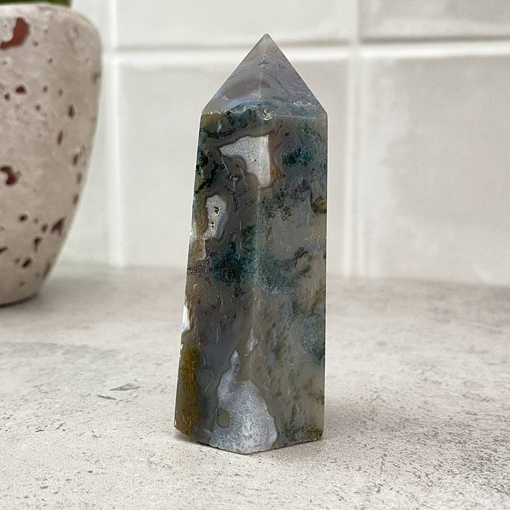  moss agate tower