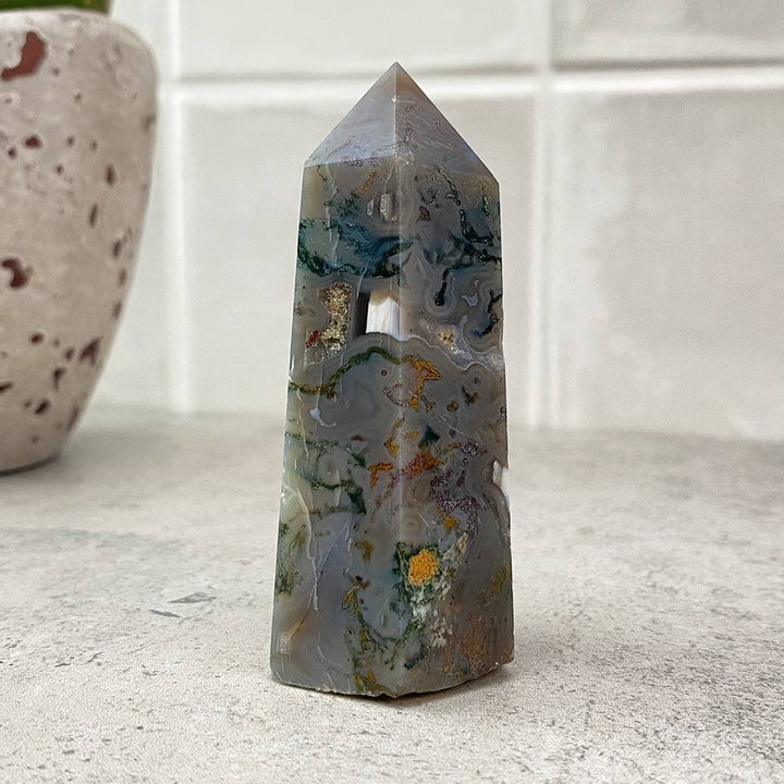  moss agate tower