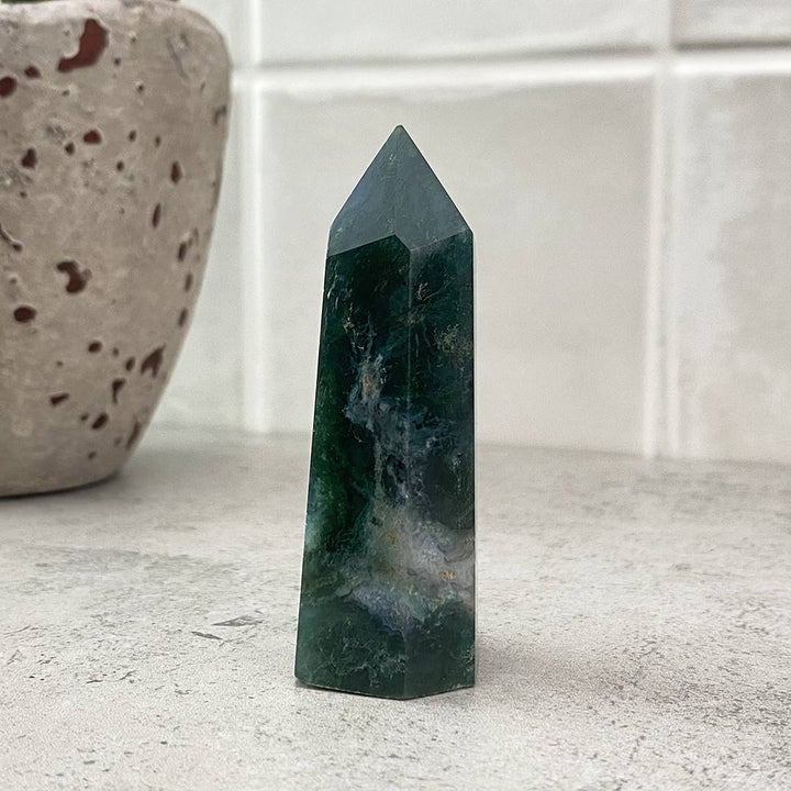 moss agate tower