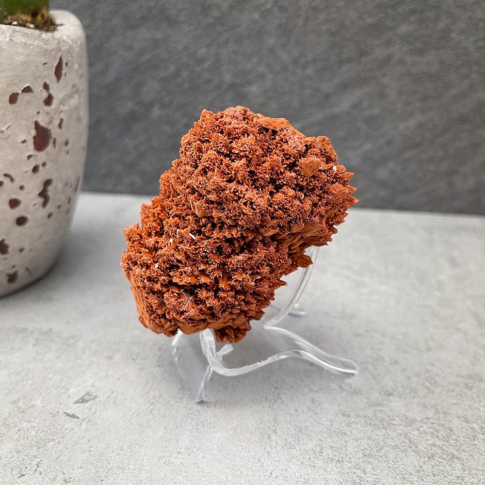 Natural Red Calcite Specimen