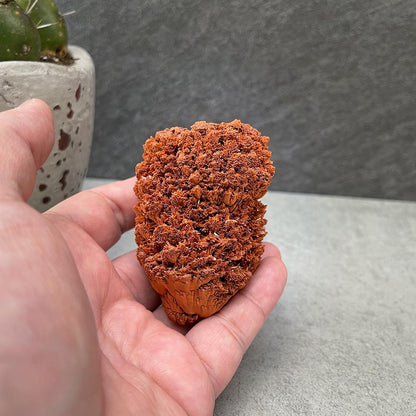 Natural Red Calcite Specimen